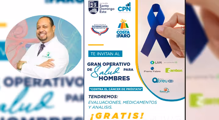 Alcaldía de Santo Domingo Este y el Dr. Isaías Jiménez se Unen en Gran Operativo Médico por el Mes de la Prevención del Cáncer de Próstata