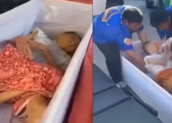 Una mujer da señales de vida en el ataúd antes de ser incinerada en Tailandia