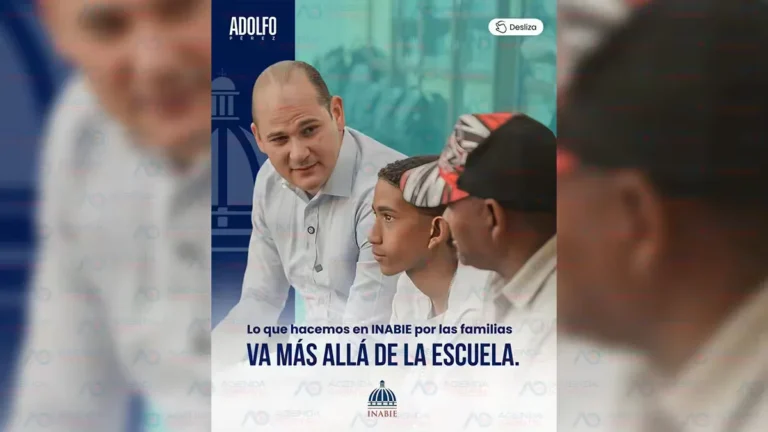 Director del INABIE, Adolfo Pérez, afirma: “Me siento orgulloso de servir y transformar vidas”