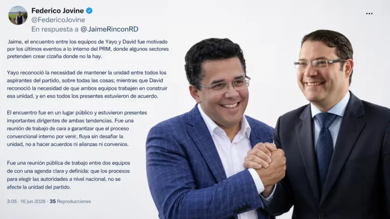 *David Collado y Eduardo Sanz Lovatón fortalecen la unidad del PRM a través del diálogo*