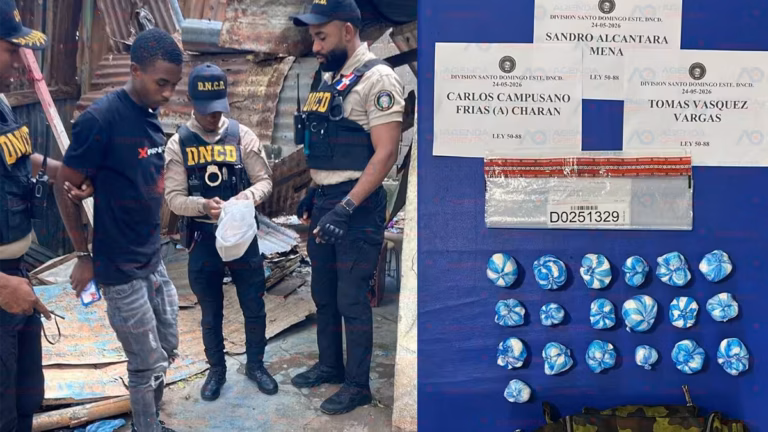 DNCD intensifica lucha contra el microtráfico en Santo Domingo Este: 76 detenidos y más de 19 kilogramos de drogas ocupados