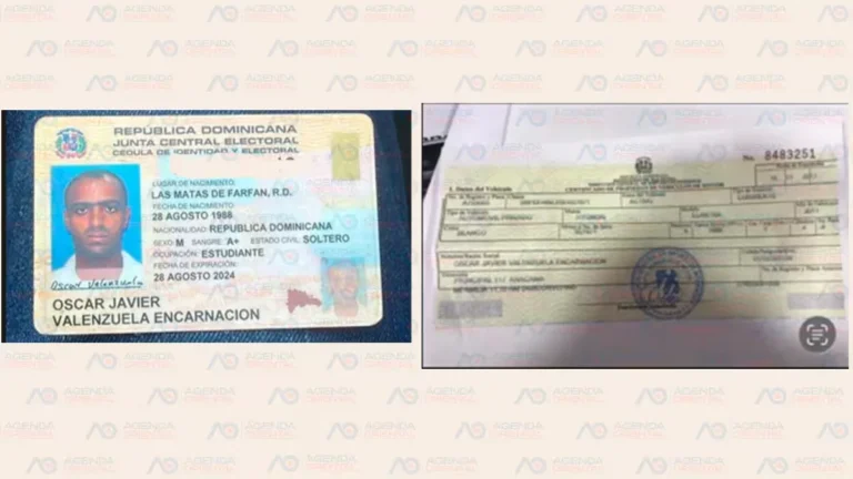 Ciudadano Oscar Javier Valenzuela denuncia pérdida de matrícula en Santo Domingo Oeste. Cualquier inf. Llamar al 8093600858. Santo Domingo Oeste, R.D.