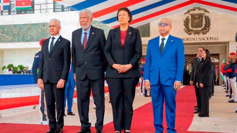  Congreso Nacional recibe a la presidenta de Surinam, Jennifer Geerlings-Simons