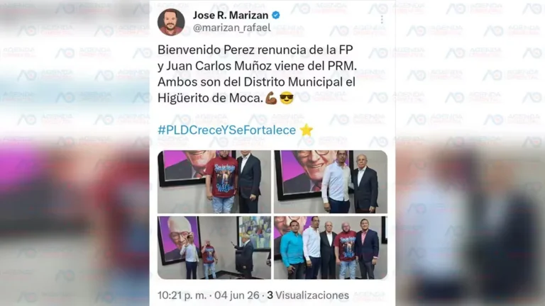 Renuncia y movimiento político sacuden El Higüerito: Bienvenido Pérez deja la Fuerza del Pueblo y Juan Carlos Muñoz llega desde el PRM.