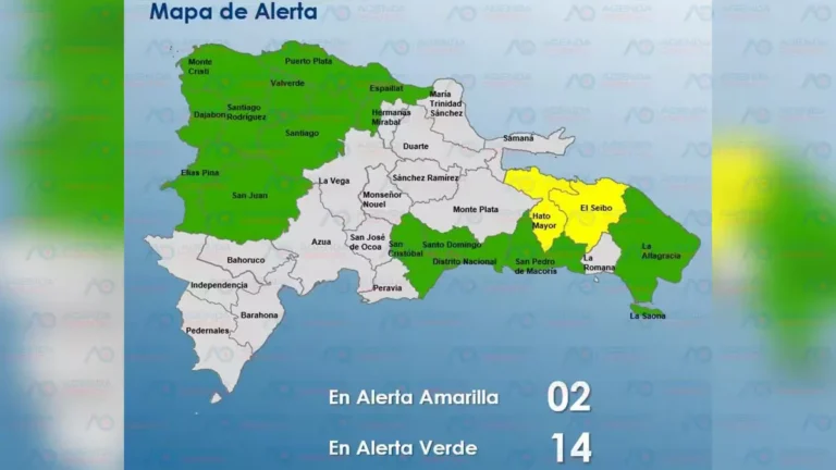 Vaguada y onda tropical provocarán aguaceros; COE incrementa alertas meteorológicas