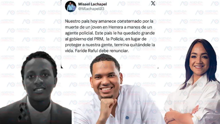Misael Lachapel: «Este país le ha quedado grande al PRM» tras muerte de joven en Herrera y exige renuncia de Faride 