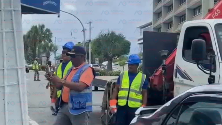 Alcaldía del DN recupera espacio público ocupado irregularmente en avenida Abraham Lincoln