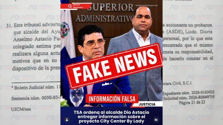 TSA rechaza demandas de Informe TV y Mauricio Carpio y Excluye de oficio a Dio Astacio de demanda