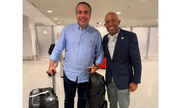 Alberto Rodríguez y el Cónsul José Santana llevan impacto deportivo y educativo a New Jersey