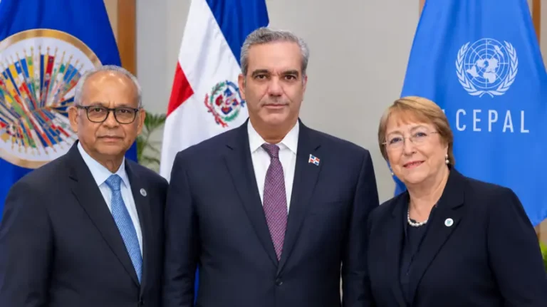 Abinader aborda Haití, Nicaragua y Venezuela en reuniones con jefe de la OEA y Michelle Bachelet